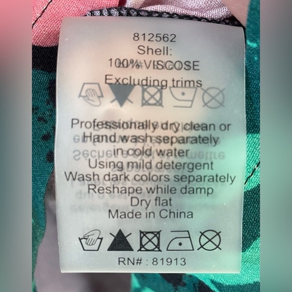 NWT Anthropologie Plenty by Tracy Reese Puff-Sleeved Floral Blouse Pink; size S - Picture 6 of 7